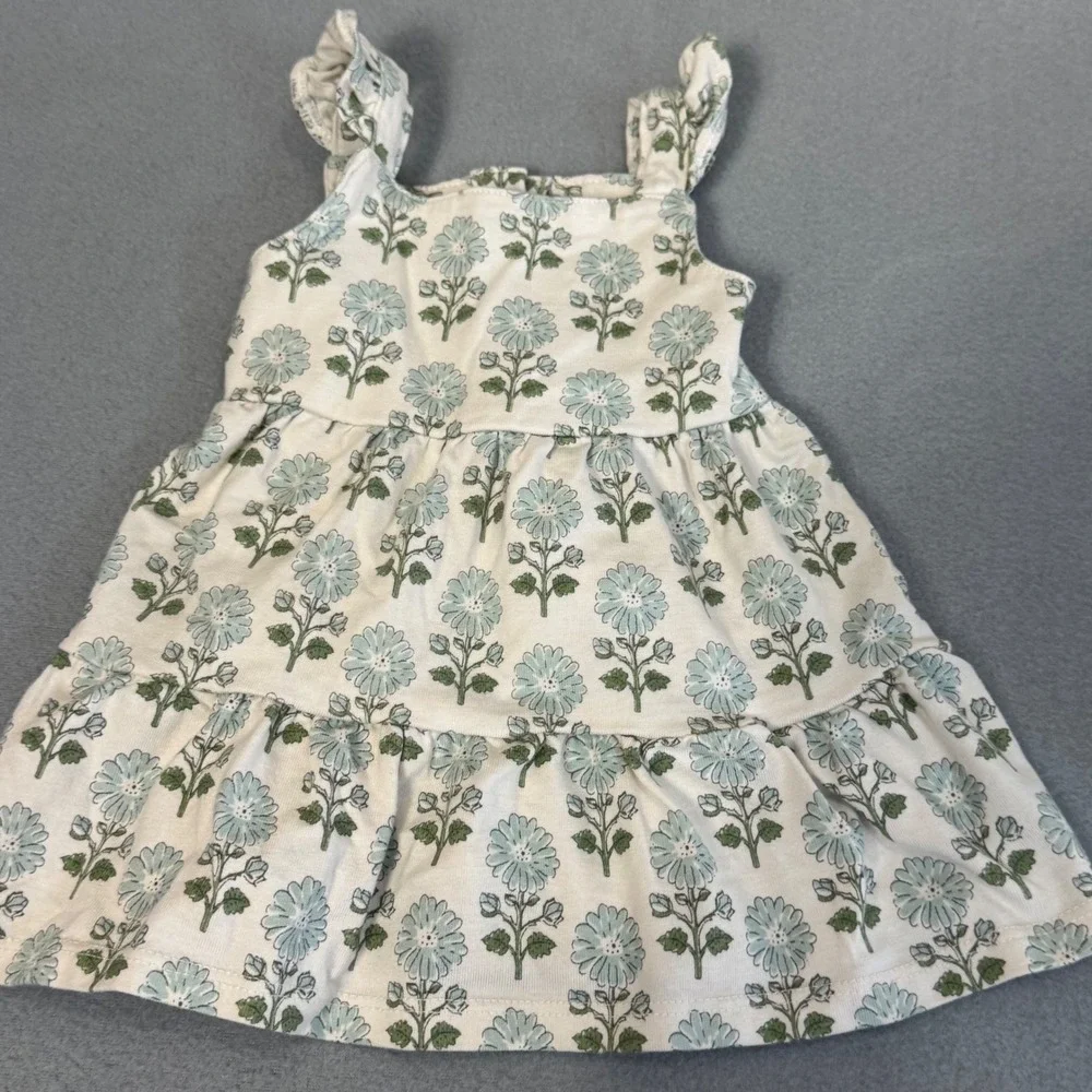 Baby Girl Clothing Bundle 3-6M Floral Dress Sweater Sleeper Boho Neutrals Earthy